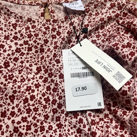 NWT Zara Girls Top size 11-12 - Picture 2 of 3
